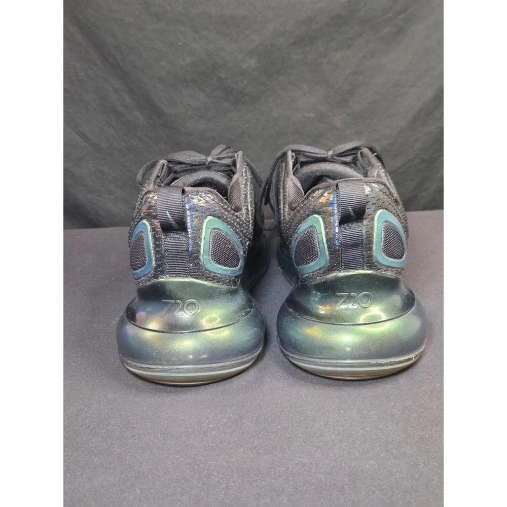Nike‎ Air Max 720 Black Iridescent AR9293-002 Women's 11 Men's 9.5